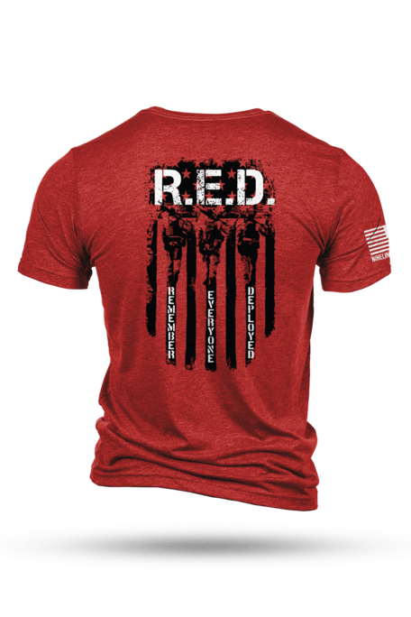 Nine Line Apparel - Men's Remember Everyone Deployed Tri-Blend T