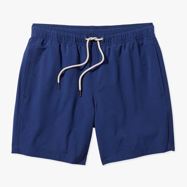 Fair Harbor - The Bayberry Trunk | Navy Seersucker - Military & First ...