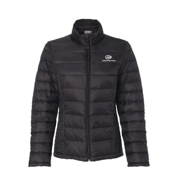 Orange Mud Puffer Jacket, Full Sleeve Military & First Responder