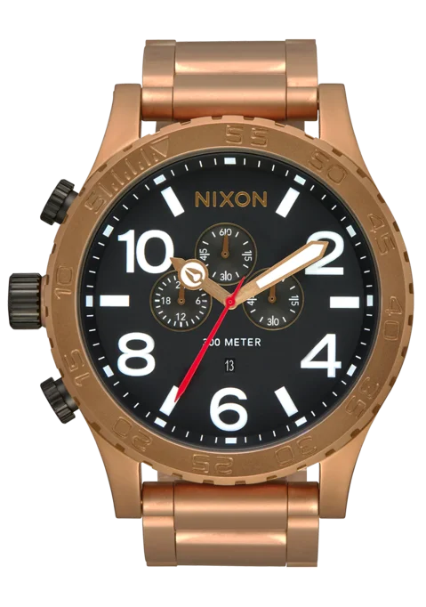 Nixon - Men's 51-30 Chrono Watch - Bronze / Black - Military & Gov