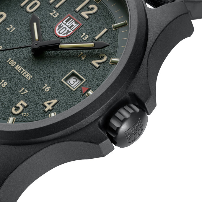 Luminox - Men's 43mm Atacama Field Watch - Green/Sand - Military