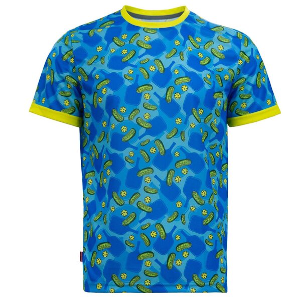 Headsweats Dill With It Performance Pickleball TShirt Military