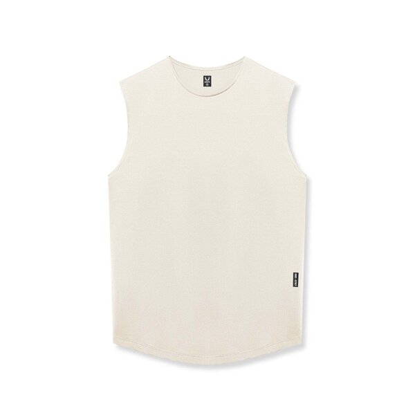 efu EATHER SLEEVELESS TOP ホワイトF ASRV - 0757. AeroSilver® Cutoff Tank - Ivory Cream - Military