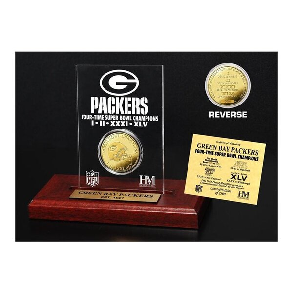 The Highland Mint Buffalo Bills 4 Consecutive Super Bowl Appearances Deluxe  Ticket and Game Coin Collection