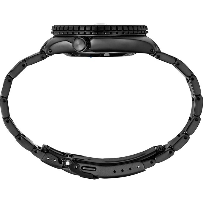 Seiko - Men's 45mm Prospex Diver SS Blk Ct Automatic