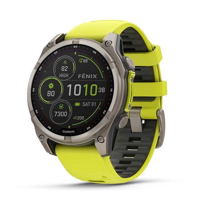 Garmin - Fenix 8 47mm Sapphire Solar Watch - Military & Gov't
