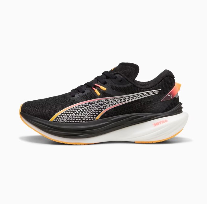 Puma - Women's Deviate NITRO 3 Wide Shoes - Military & Gov't