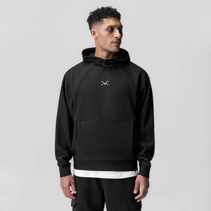 ASRV - 1019. Deltapeak® Oversized Hoodie - Black - Military