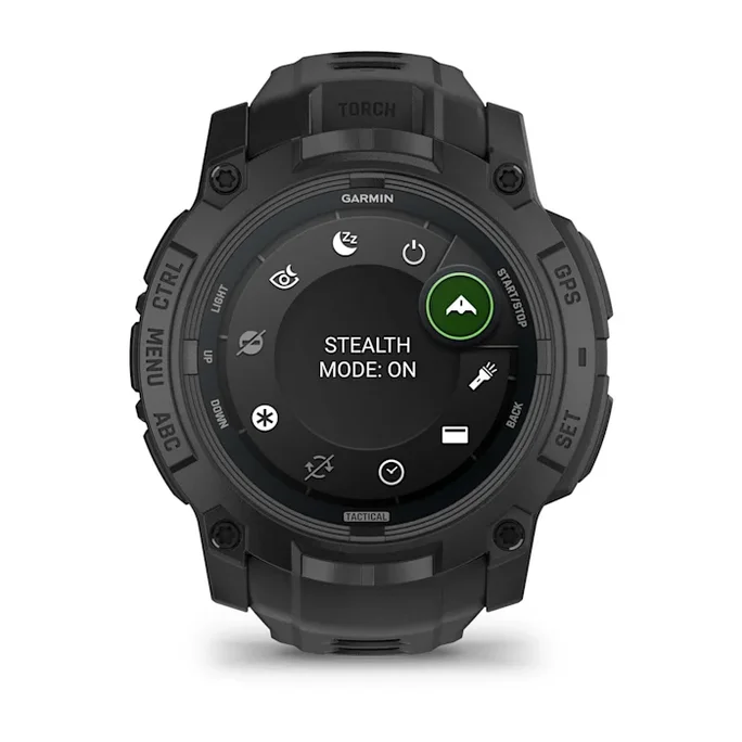 Garmin - Instinct 3 50mm AMOLED Tactical Edition Watch - Military