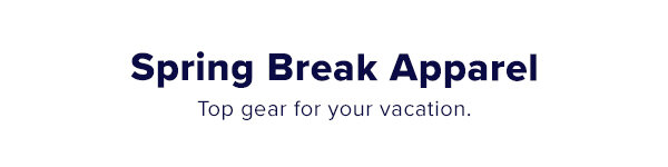 Spring Break Apparel