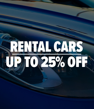RENTAL CARS | UP TO 25% OFF
