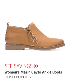 Hush Puppies Women's Mazin Cayto Ankle Boots